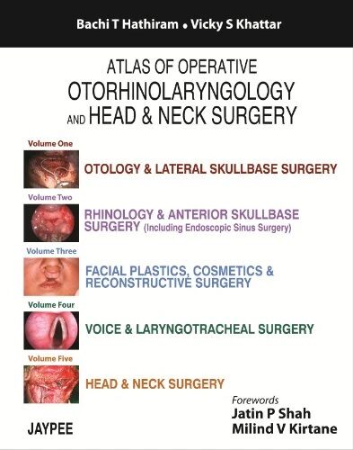 Atlas of Operative Otorhinolaryngology and Head and Neck Surgery (Set of 5 Volumes)