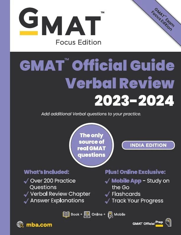 GMAT Official Guide Verbal Review 2023